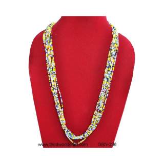 Glass Bead Necklace GBN-206
